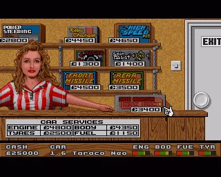 Super Cars (Europe) (Compilation - 16 Bit Hit Machine) screenshot