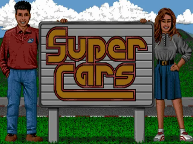 Super Cars (Europe) (Compilation - 16 Bit Hit Machine) title screen