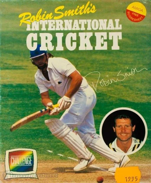 Robin Smith's International Cricket cover art for Commodore Amiga