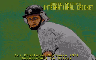 Robin Smith's International Cricket title screen