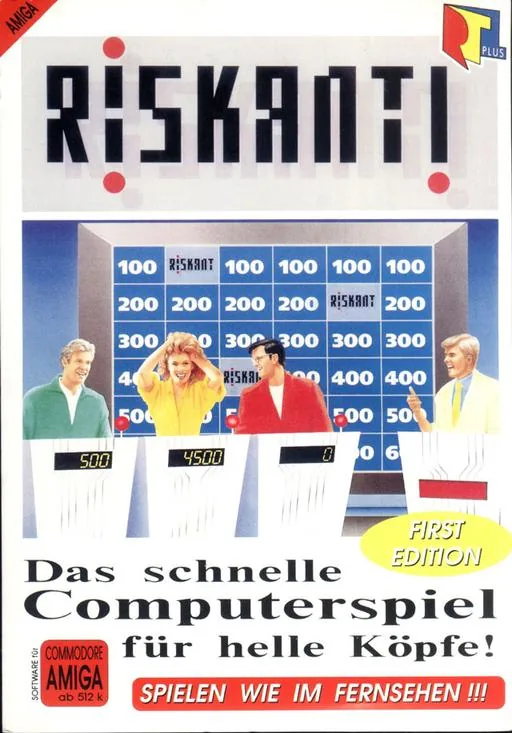 Riskant! cover art for Commodore Amiga