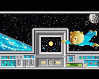 Barney Bear Goes to Space screenshot