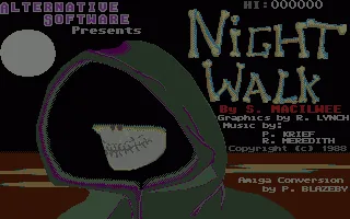 Night Walk title screen