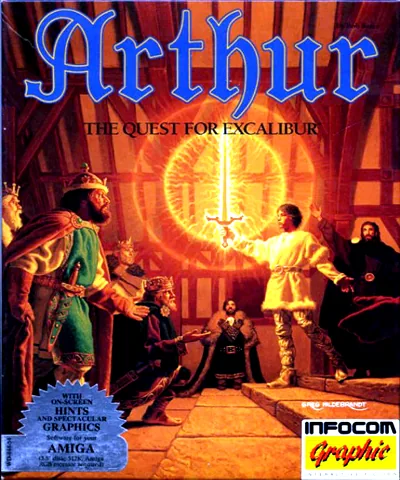 Arthur - The Quest for Excalibur (USA) (r54) cover art for Commodore Amiga