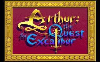Arthur - The Quest for Excalibur (USA) (r54) title screen