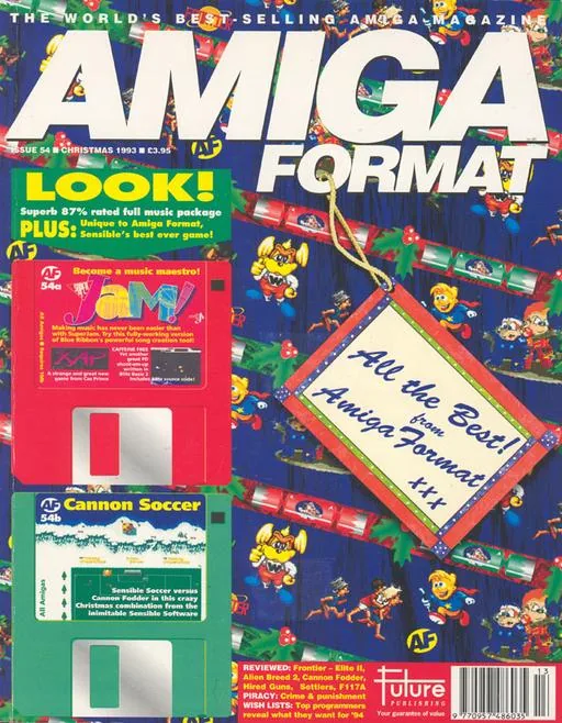 Cannon Soccer (Europe) (Coverdisk - Amiga Format - Issue 54) cover art for Commodore Amiga
