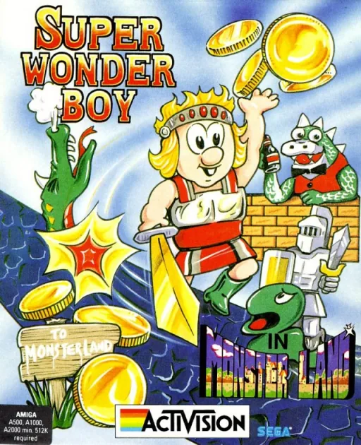 Backdrop artwork for Super Wonderboy - Wonderboy in Monsterland