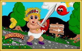 Super Wonderboy - Wonderboy in Monsterland title screen
