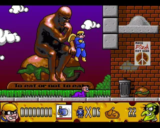 Fatman - The Caped Consumer (Europe) (ECS) screenshot