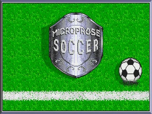 MicroProse Soccer (Europe) (Compilation - Soccer Stars) title screen