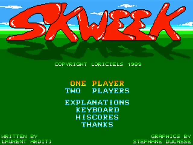 Skweek (Europe) (Compilation - Les Stars) title screen