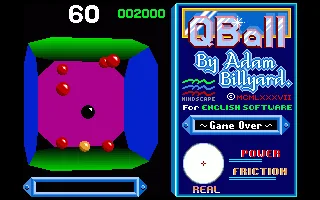 QBall title screen