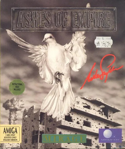 Ashes cover art for Commodore Amiga