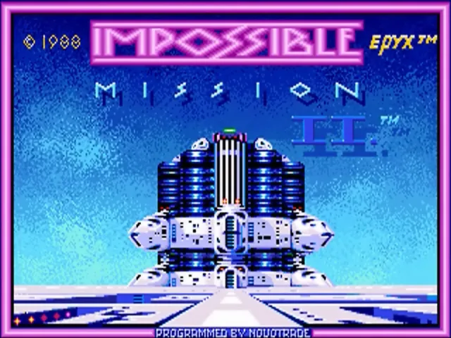 Impossible Mission II title screen
