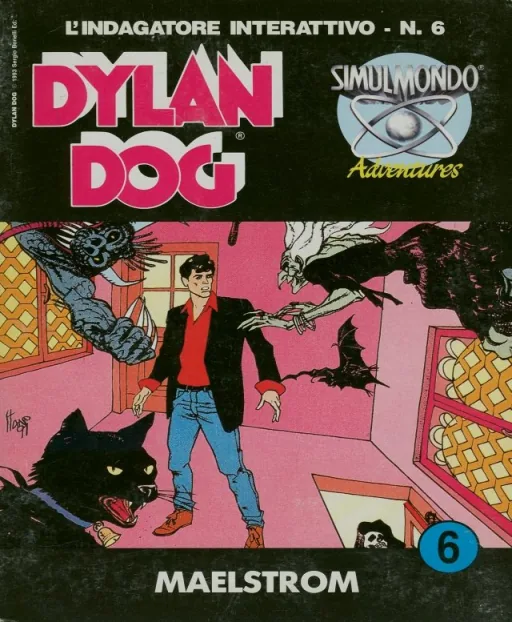 Dylan Dog 6 - Maelstrom cover art for Commodore Amiga