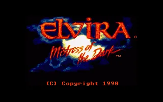 Elvira - Mistress of the Dark title screen