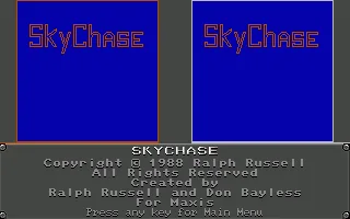 SkyChase (Europe) (Compilation - Supreme Challenge - Flight Command) title screen