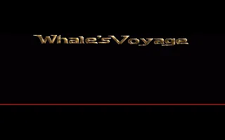 Whale's Voyage title screen