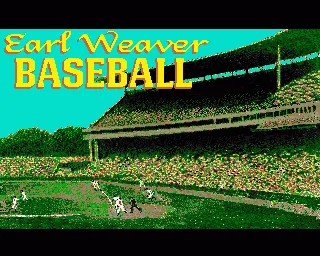 Backdrop artwork for Earl Weaver Baseball