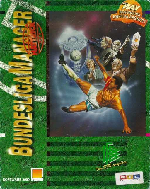 Bundesliga Manager Hattrick cover art for Commodore Amiga