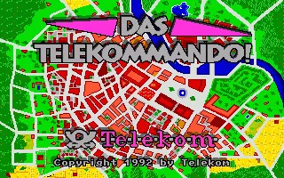 Telekommando!, Das title screen