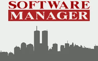 Software Manager title screen