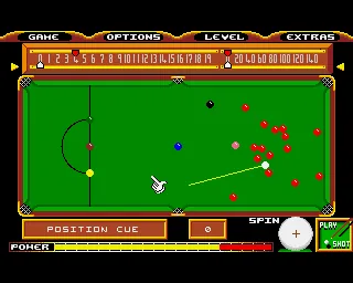 Steve Davis World Snooker screenshot