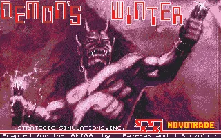 Demon's Winter title screen