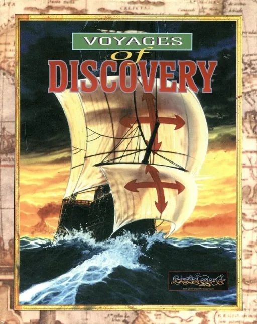 Backdrop artwork for Voyages of Discovery (Europe) (v1.00 20.2.1995)