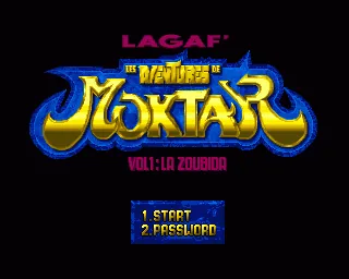 Aventures de Moktar, Les title screen