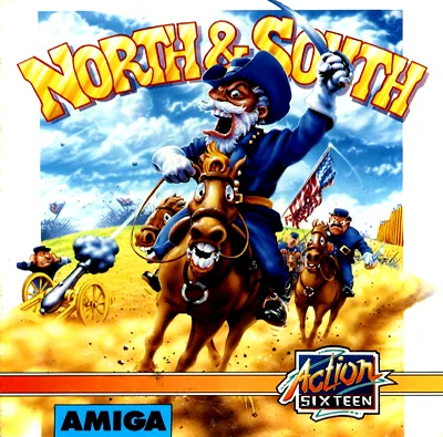 North & South (Europe) (En,Fr,De,Es,It) (Compilation - Le Temps des Heros) cover art for Commodore Amiga