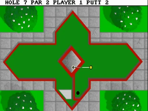 Hole-In-One - Miniature Golf (Europe) (Amiga 500 Bundle - Starter Kit) screenshot