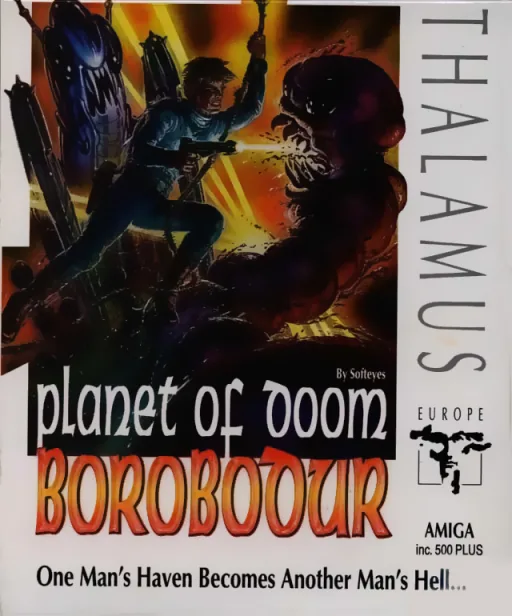 Borobodur - Planet of Doom cover art for Commodore Amiga