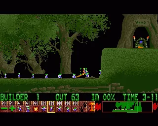 Lemmings (Europe) (Book Club) screenshot
