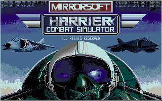 Strike Force Harrier (Europe) (Budget - Mirror Image) title screen