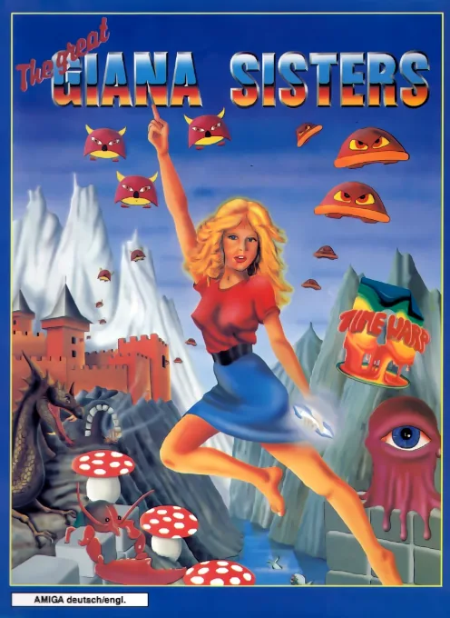 Backdrop artwork for Great Giana Sisters, The (Europe) (First Release)