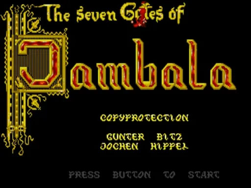 Seven Gates of Jambala, The (Europe) (Compilation - The First Year) title screen