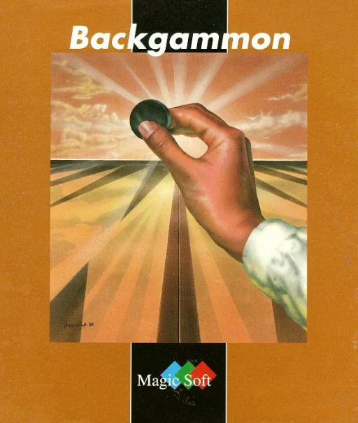 Backgammon cover art for Commodore Amiga