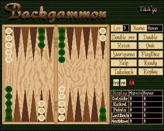 Backgammon screenshot
