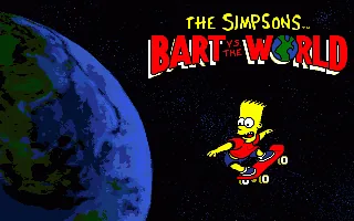 Simpsons, The - Bart vs. The World title screen