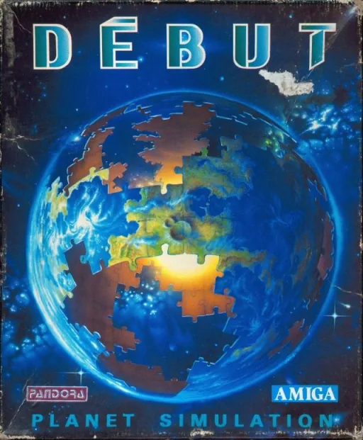 Debut - Planet Simulation cover art for Commodore Amiga