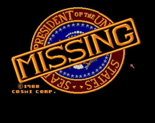 The President is Missing title screen