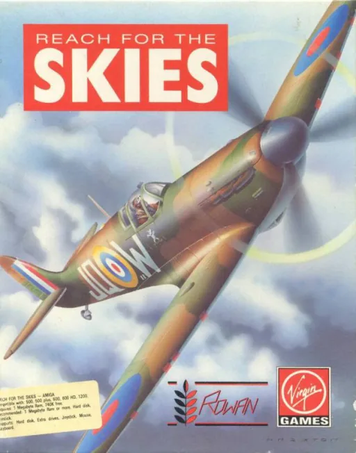 Reach for the Skies cover art for Commodore Amiga