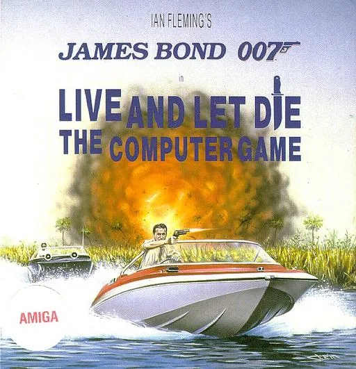 James Bond 007 - Live and Let Die (Europe) (Compilation - The James Bond Collection) cover art for Commodore Amiga