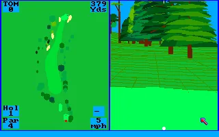 Championship Golf - The Great Courses of the World - Volume I - Pebble Beach (Europe) (Budget - Prism Leisure) screenshot