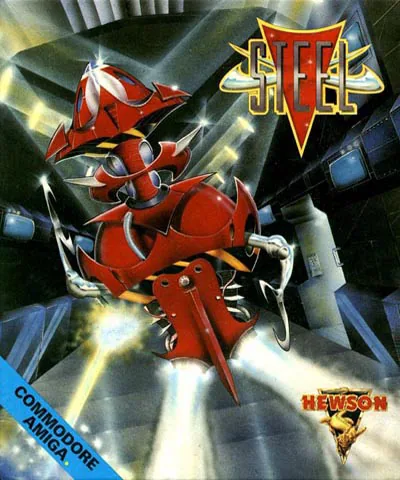 Steel (Europe) (Budget - Black Edition) cover art for Commodore Amiga