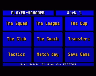 Player Manager screenshot