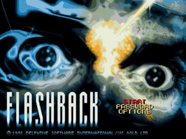 Flashback (Europe) (Compilation - The Delphine Collection) title screen