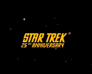 Star Trek - 25th Anniversary (Europe) (AGA) title screen