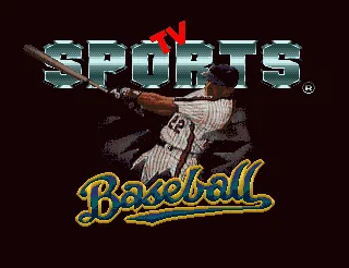 Bo Jackson Baseball title screen